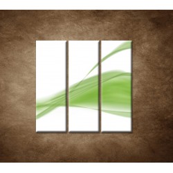 Obrazy na stenu - Zelený dym - 3dielny 90x90cm