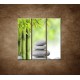 Obrazy na stenu - Kamene a bambus - 3dielny 90x90cm