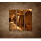 Obrazy na stenu - Vinárska pivnica - 3dielny 90x90cm