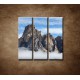Obrazy na stenu - Mraky pod horami - 3dielny 90x90cm