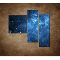 Obrazy na stenu - Galaxia - 3dielny 110x90cm