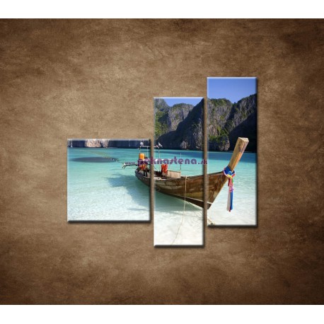 Obrazy na stenu - Zátoka - 3dielny 110x90cm