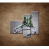 Obrazy na stenu - Hip-hoper - 3dielny 110x90cm