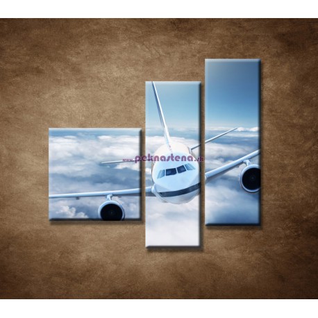 Obrazy na stenu - Boeing 747 - 3dielny 110x90cm