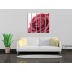Obrazy na stenu - Ruža s rosou - 5dielny 100x100cm