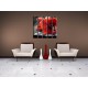 Obrazy na stenu - Červená amarylka - 5dielny 100x100cm