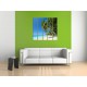 Obrazy na stenu - Pláž s palmami - 5dielny 100x100cm