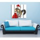 Obrazy na stenu - Malý Santa Claus - 5dielny 100x100cm