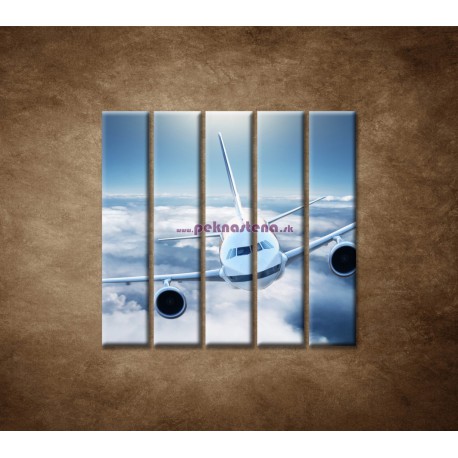 Obrazy na stenu - Boeing 747 - 5dielny 100x100cm