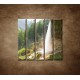 Obrazy na stenu - Vodopád v Alpách - 5dielny 100x100cm