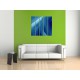 Obrazy na stenu - Modrá abstrakcia - 5dielny 100x100cm