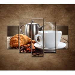 Obrazy na stenu - Raňajky - 5dielny 150x100cm