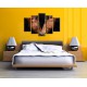 Obrazy na stenu - Kone - 5dielny 150x100cm