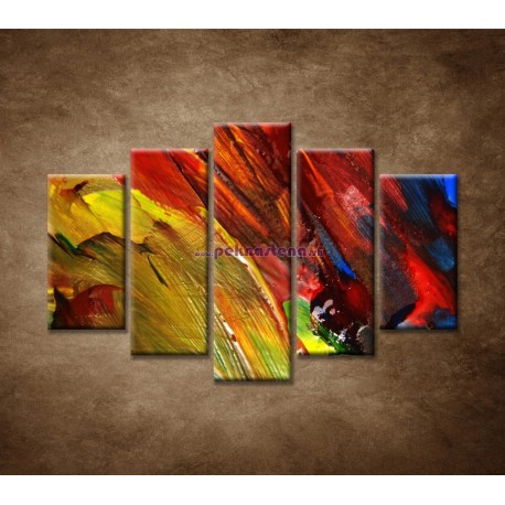 Obrazy na stenu - Zmes farieb - 5dielny 150x100cm