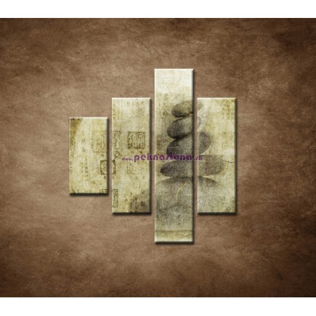 Obrazy na stenu - Zen - Mantra - 4dielny 80x90cm