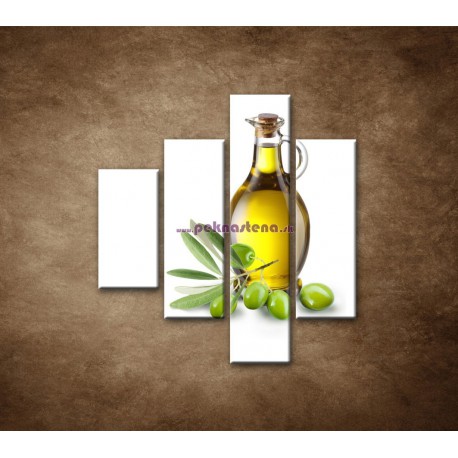Obrazy na stenu - Olivový olej - 4dielny 80x90cm