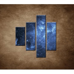 Obrazy na stenu - Galaxia - 4dielny 80x90cm
