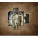 Obrazy na stenu - Reprodukcia - Rubens - Tri grácie - 4dielny 80x90cm
