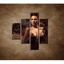 Obrazy na stenu - Sexi žena - 4dielny 80x90cm