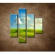 Obrazy na stenu - Letná krajina - 4dielny 80x90cm