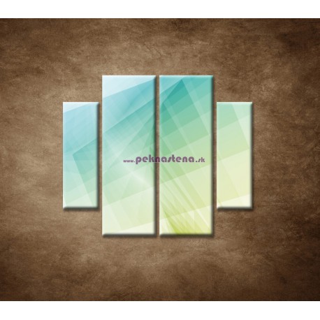 Obrazy na stenu - Farebná tapeta - 4dielny 100x90cm