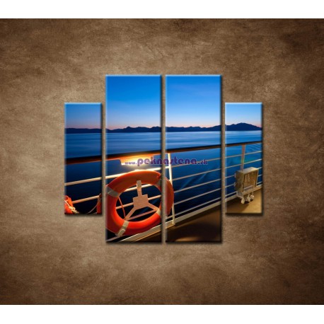 Obrazy na stenu - Paluba - 4dielny 100x90cm