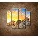 Obrazy na stenu - Hory pri západe - 4dielny 100x90cm