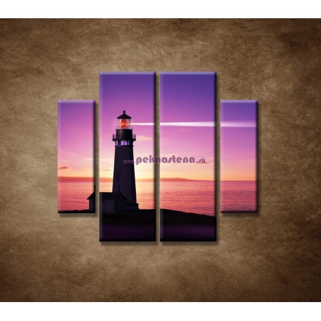 Obrazy na stenu - Lúč majáka - 4dielny 100x90cm