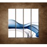 Obrazy na stenu - Modrý dym - 4dielny 120x120cm