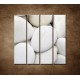 Obrazy na stenu - Biele kamene - 4dielny 120x120cm