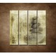 Obrazy na stenu - Zen - Mantra - 4dielny 120x120cm