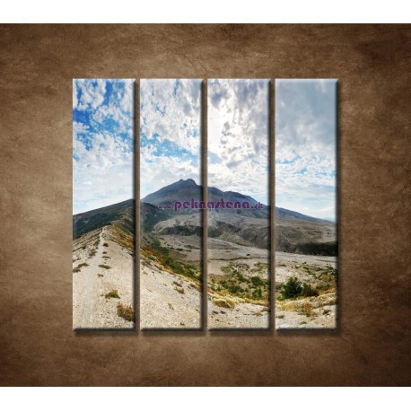 Obrazy na stenu - Saint Helens - 4dielny 120x120cm
