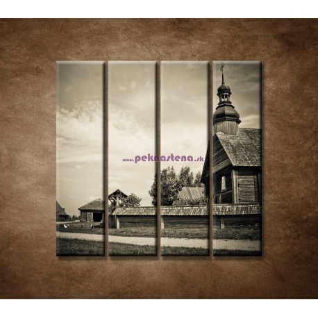 Obrazy na stenu - Vidiek - 4dielny 120x120cm