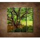 Obrazy na stenu - Japonská záhrada - 4dielny 120x120cm