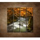 Obrazy na stenu - Jesenná krajina - 4dielny 120x120cm