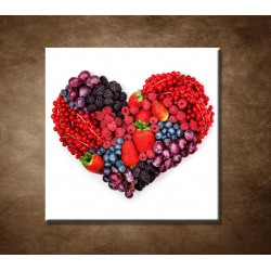 Obrazy na stenu - Ovocné srdce