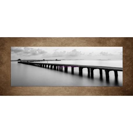 Obrazy na stenu - Most na pláži - panoráma