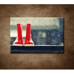 Obrazy na stenu - Červené topánky