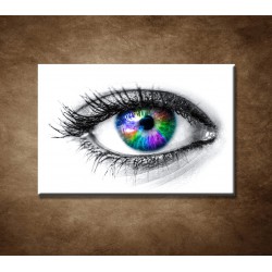 Obrazy na stenu - Farebné oko