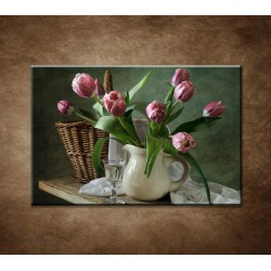 Obrazy na stenu - Zátišie s tulipánmi