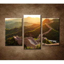 Obrazy na stenu - Veľký čínsky múr - 3dielny 75x50cm