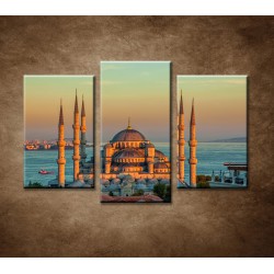 Obrazy na stenu - Istanbul - 3dielny 75x50cm
