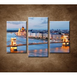 Obrazy na stenu - Budapešť - 3dielny 75x50cm