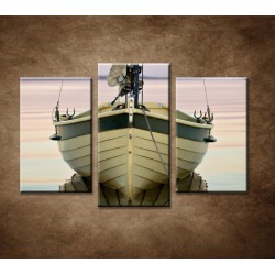 Obrazy na stenu - Loď - 3dielny 75x50cm