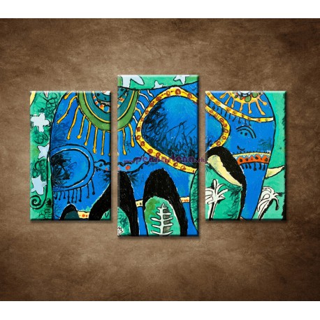 Obrazy na stenu - Abstraktný motív 12 - 3dielny 75x50cm