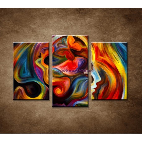 Obrazy na stenu - Abstraktný motív 29 - 3dielny 75x50cm