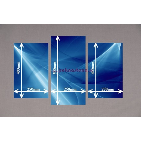 Obrazy na stenu - Starý kufor - 3-dielny 75x50cm