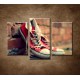 Obrazy na stenu - Červené tenisky - 3-dielny 75x50cm