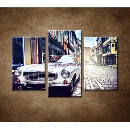 Obrazy na stenu - Retro auto - 3-dielny 75x50cm