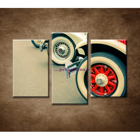 Obrazy na stenu - Veterány - 3-dielny 75x50cm